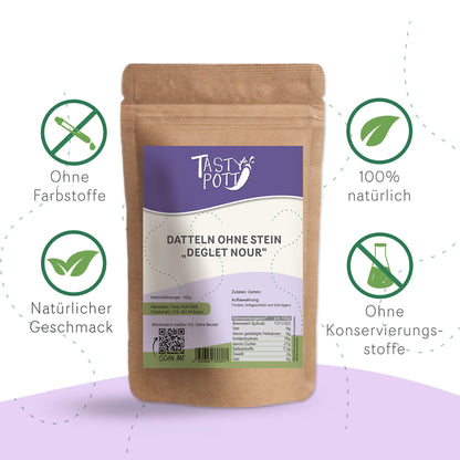 Tasty Pott Deglet Nour Datteln - entsteint - ab 1kg Beutel — Abbildung 3