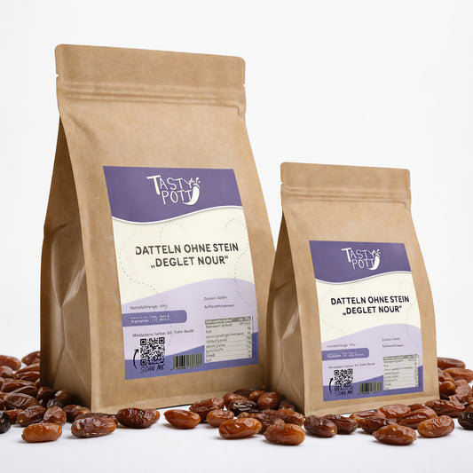 Tasty Pott Deglet Nour Datteln - entsteint - ab 1kg Beutel