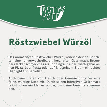 Tasty Pott Röstzwiebel Würzöl  - 100ml Flasche — Abbildung 2