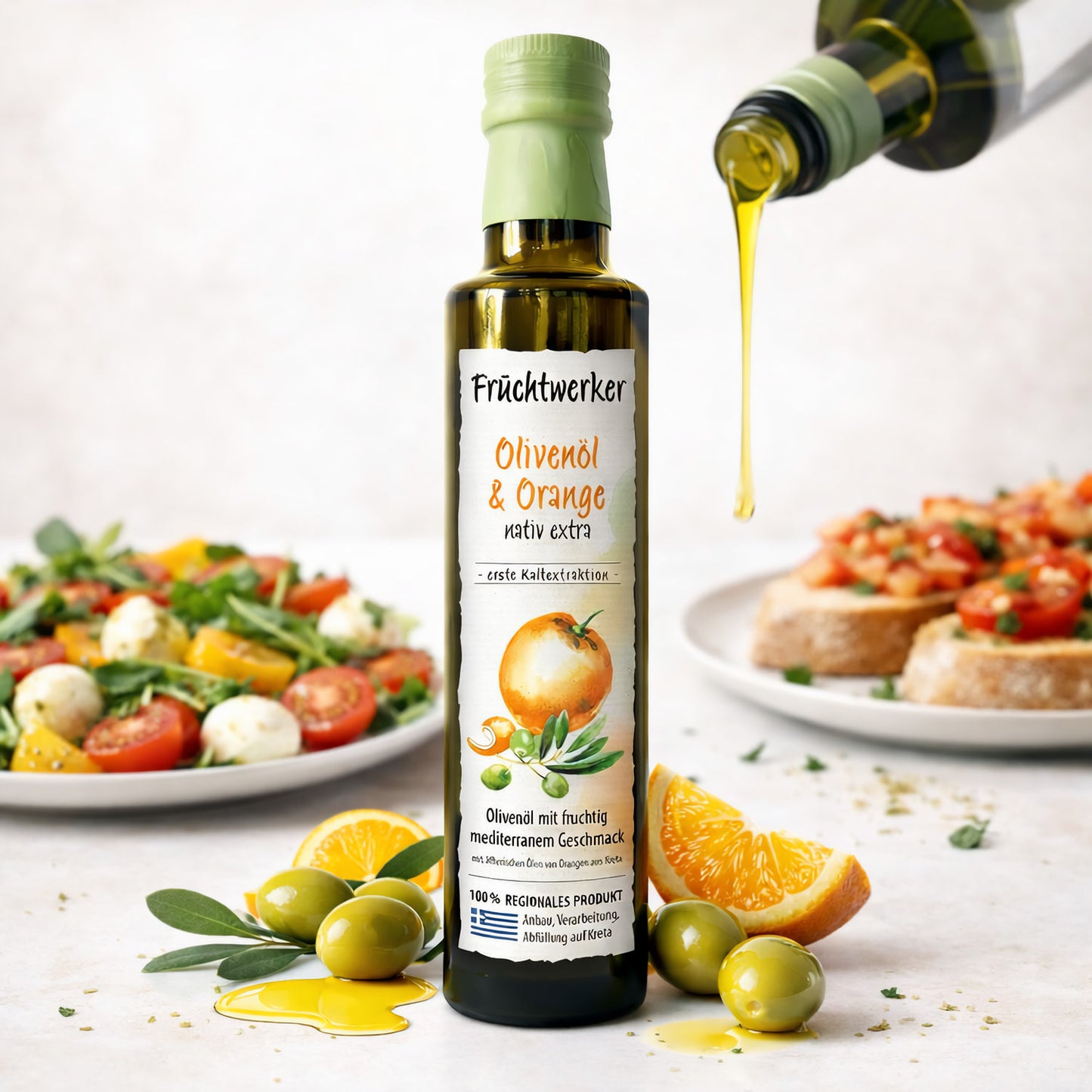 Tasty Pott Fruchtwerker Olivenöl Set: Zitrone & Orange 250ml — Abbildung 2