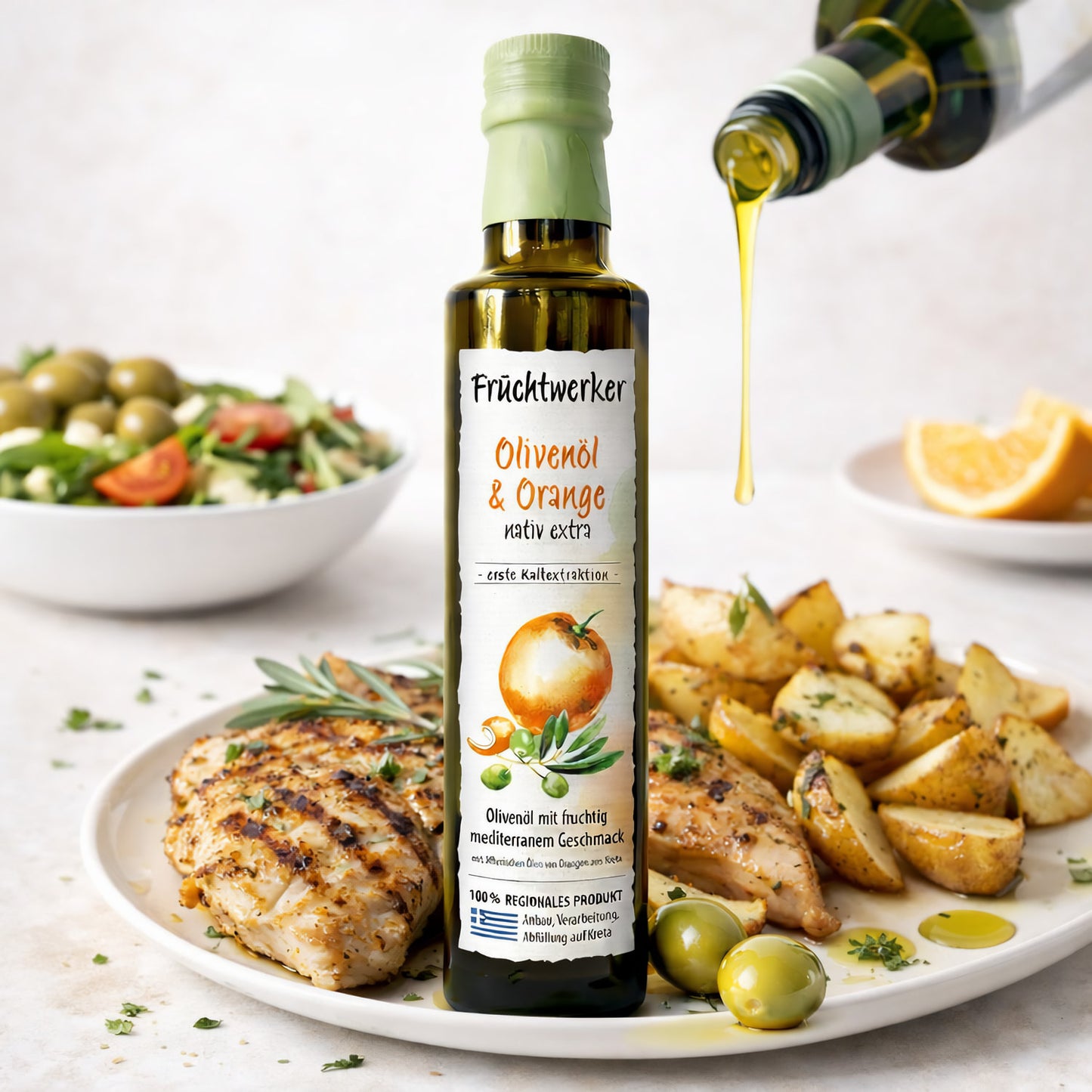 Tasty Pott Fruchtwerker Olivenöl mit Orange 250ml — Abbildung 2