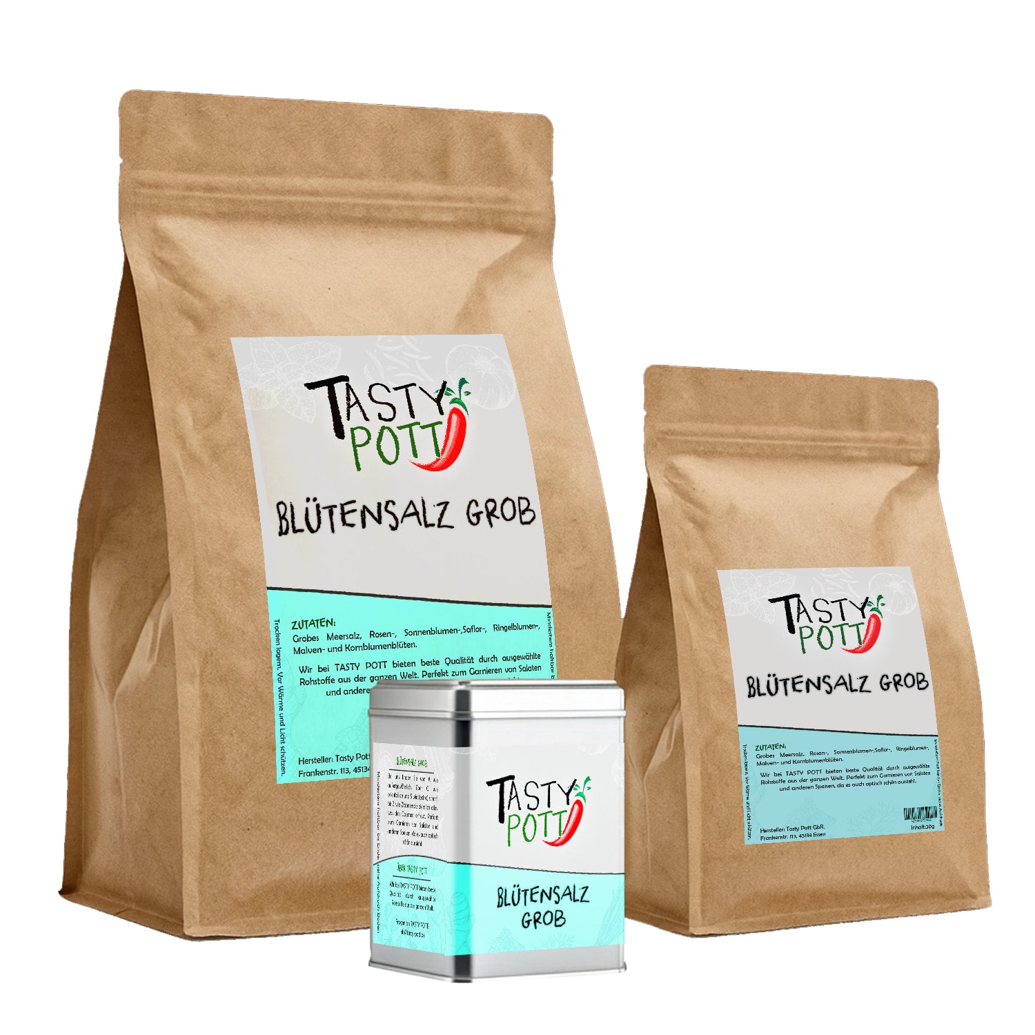 Tasty Pott Grobes Blütensalz - ab 30g Beutel — Abbildung 6