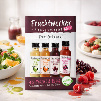Tasty Pott Fruchtwerker Minis 4er-Set | Himbeere, Orange, Johannisbeere, Apfel — Abbildung 2