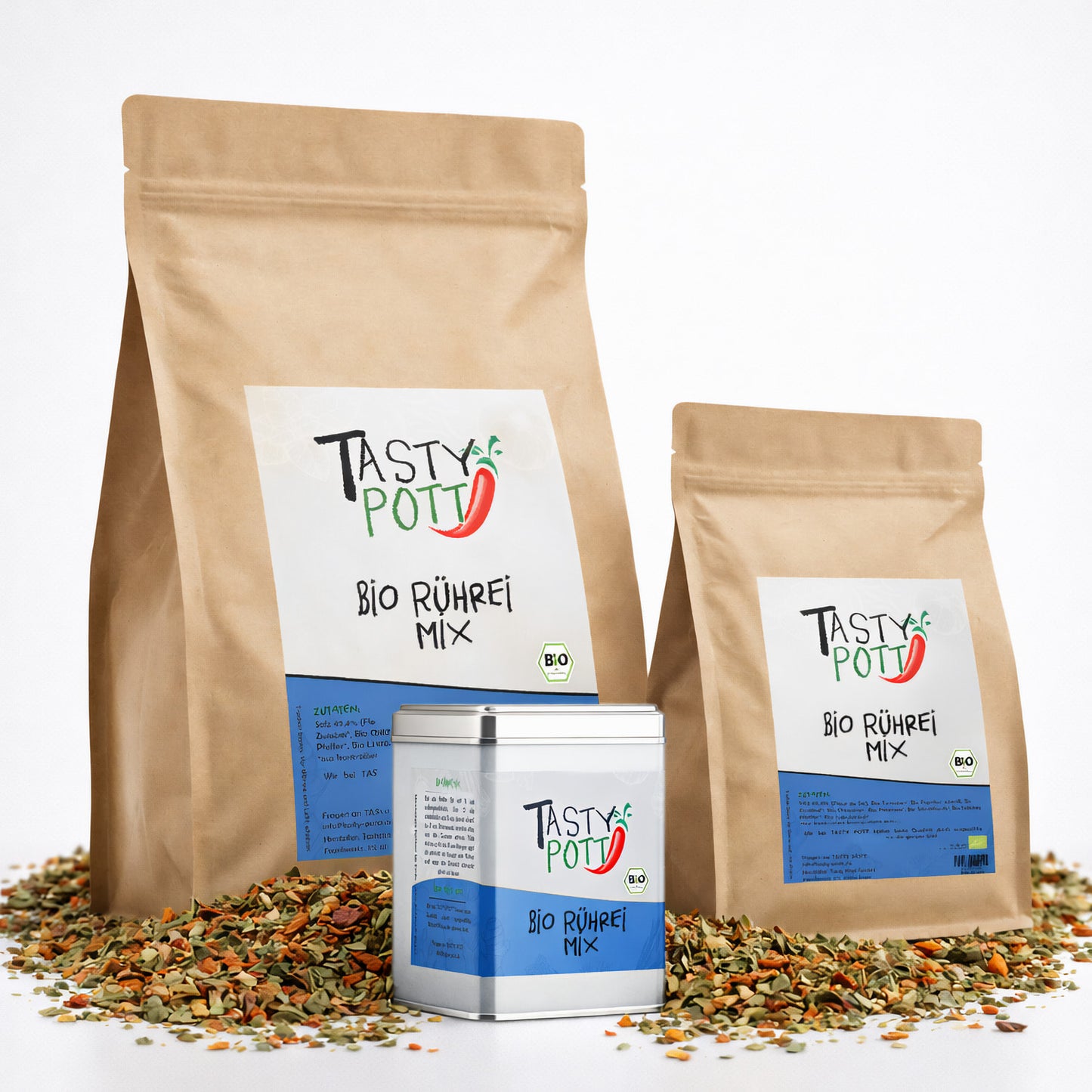 Bio Rührei Mix Gewürzmischung - ab 30g im Beutel von Tasty Pott