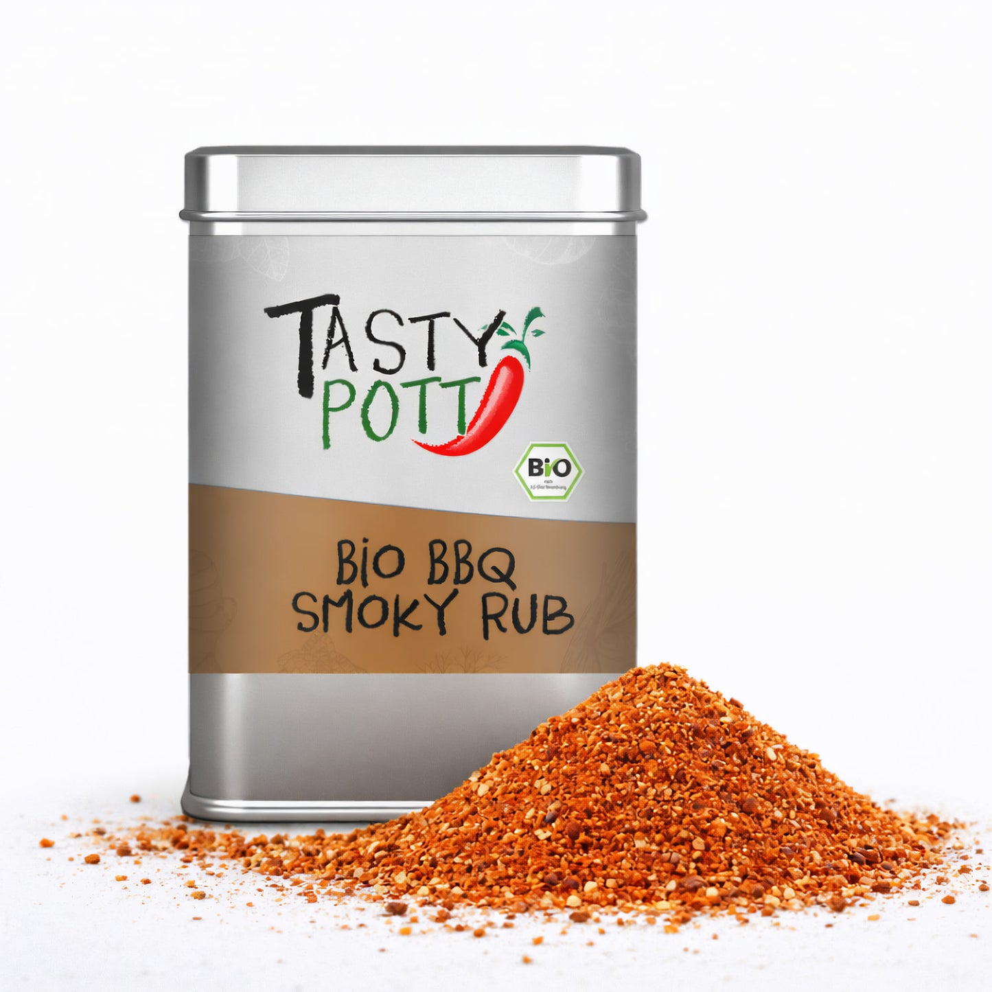 Bio BBQ Smoky Rub Grillgewürz - 100g von Tasty Pott