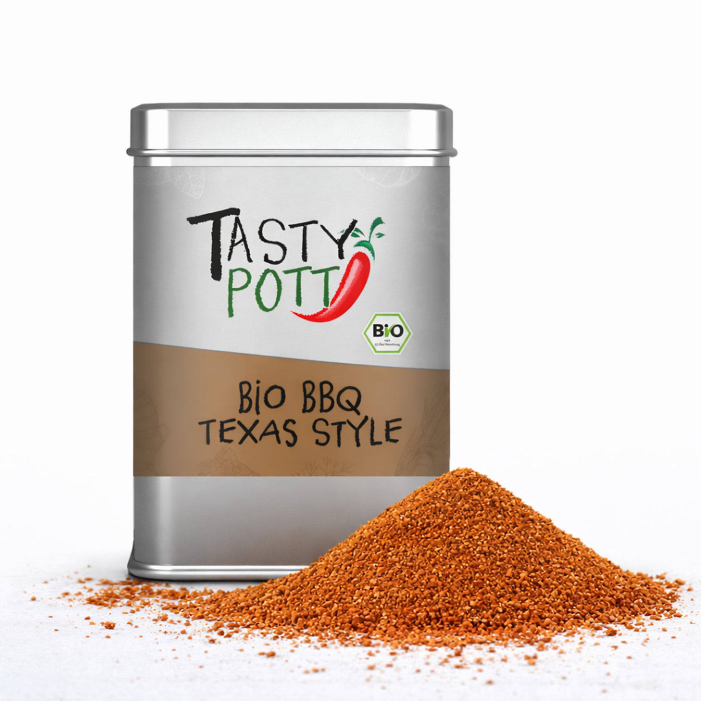 Bio Texas BBQ Gewürz Grillgewürz - 100g Dose von Tasty Pott