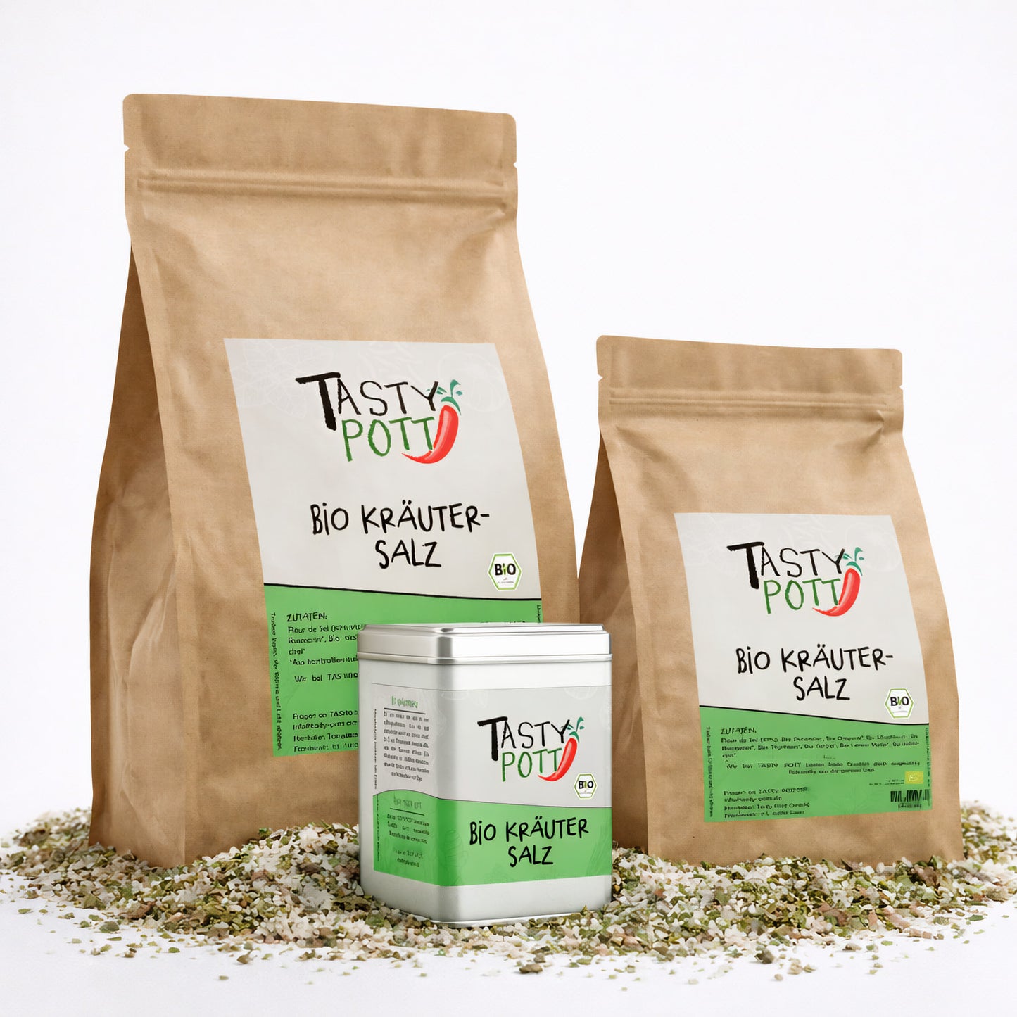 Bio Kräutersalz - ab 30g im Beutel von Tasty Pott