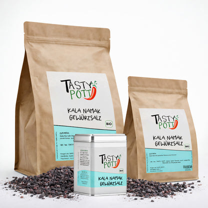 Kala Namak Salz - Schwarzsalz- ab 30g von Tasty Pott