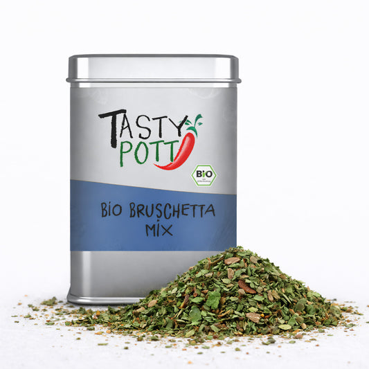 Bio Bruschetta Mix - 90g Dose von Tasty Pott