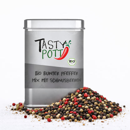 Bio Bunter Pfeffer Mix - 60g Dose von Tasty Pott