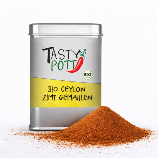 Tasty Pott Bio Ceylon Zimt Pulver - 100g Dose