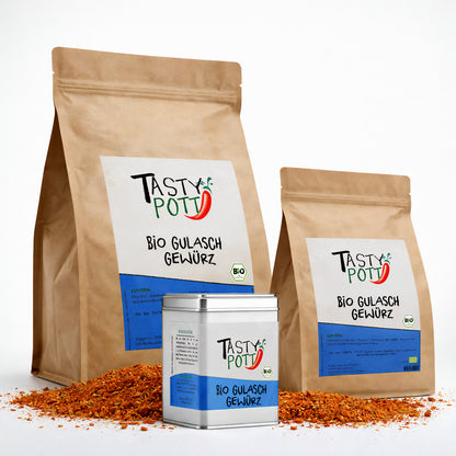 Bio Gulasch Gewürz im Beutel ab 30g von Tasty Pott