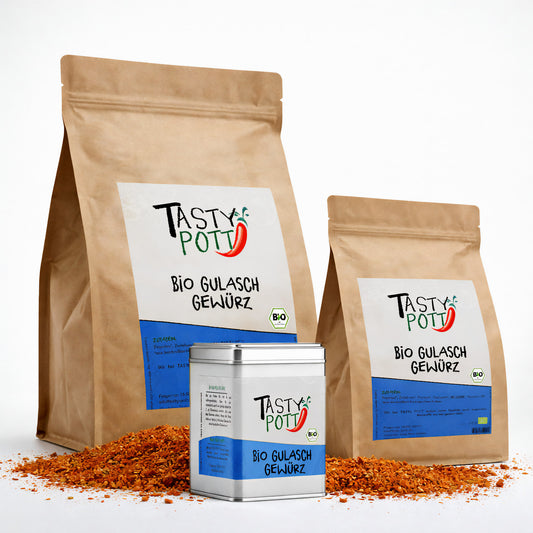 Bio Gulasch Gewürz im Beutel ab 30g von Tasty Pott
