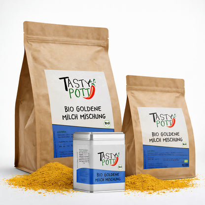 Bio Goldene Milch Mix - ab 30g im Beutel von Tasty Pott