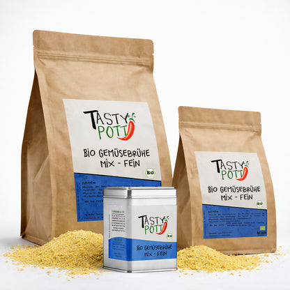 Bio Gemüsebrühe - fein - Im Beutel ab 30g von Tasty Pott