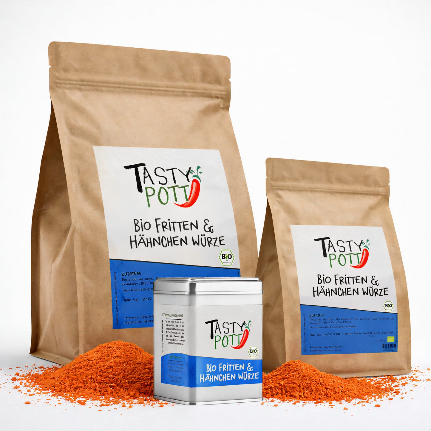 Bio Fritten & Hähnchen Würze - Beutel ab 30g von Tasty Pott