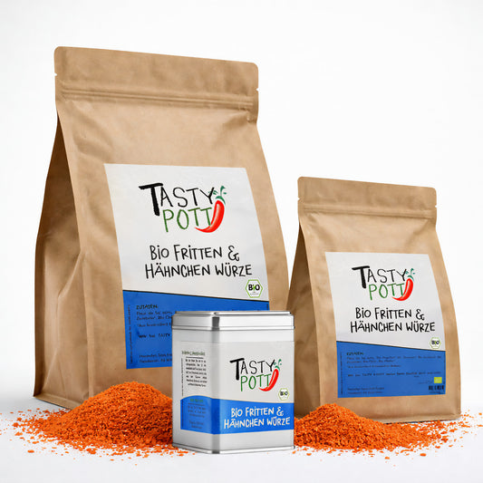 Bio Fritten & Hähnchen Würze - Beutel ab 30g von Tasty Pott