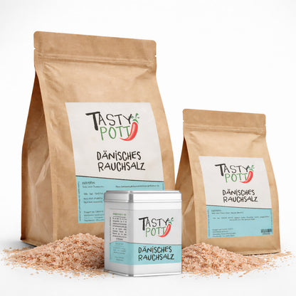Dänisches Rauchsalz im Nachfüllbeutel ab 30g von Tasty Pott