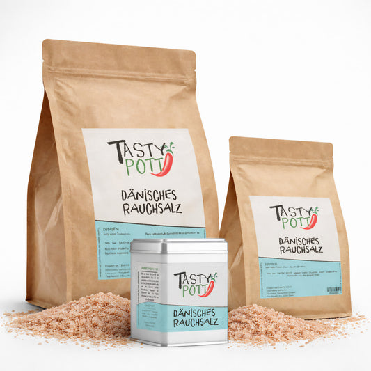 Dänisches Rauchsalz im Nachfüllbeutel ab 30g von Tasty Pott