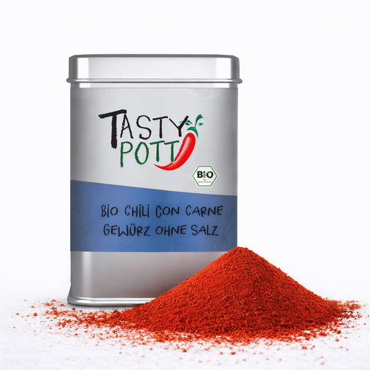 Bio Chili con Carne Gewürz - 100g Dose von Tasty Pott