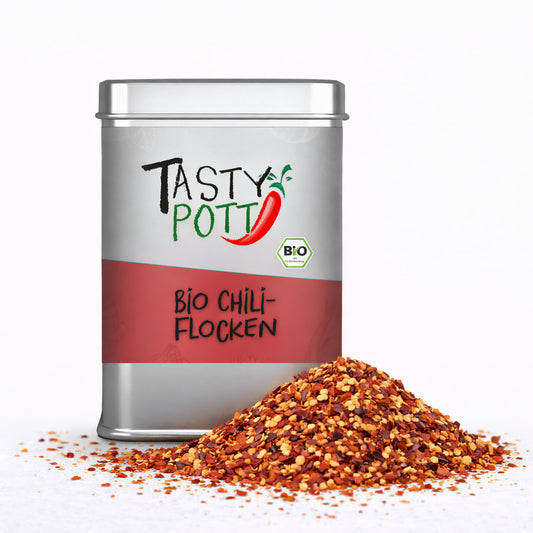 Bio Chiliflocken scharf - 50g von Tasty Pott