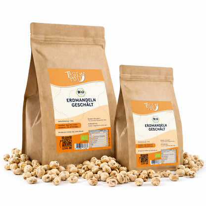 Bio Erdmandeln geschält - 1kg Beutel von Tasty Pott