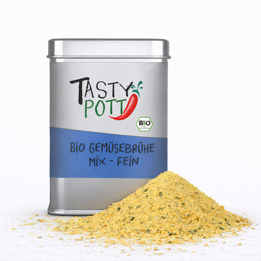 Bio Gemüsebrühe Mix - 80g Dose von Tasty Pott