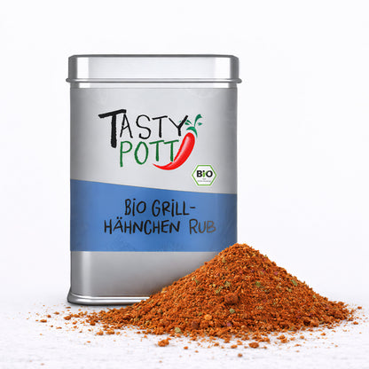 Bio Grillhähnchen Rub - 100g Dose von Tasty Pott