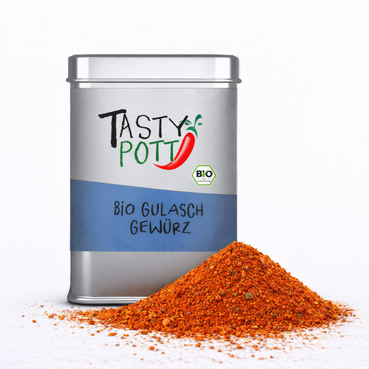 Bio Gulasch Gewürz - 100g Dose von Tasty Pott