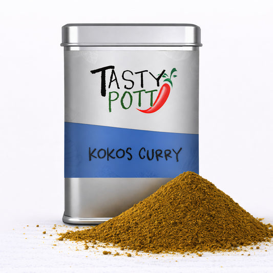 Kokos Curry Gewürz - 75g Dose von Tasty Pott