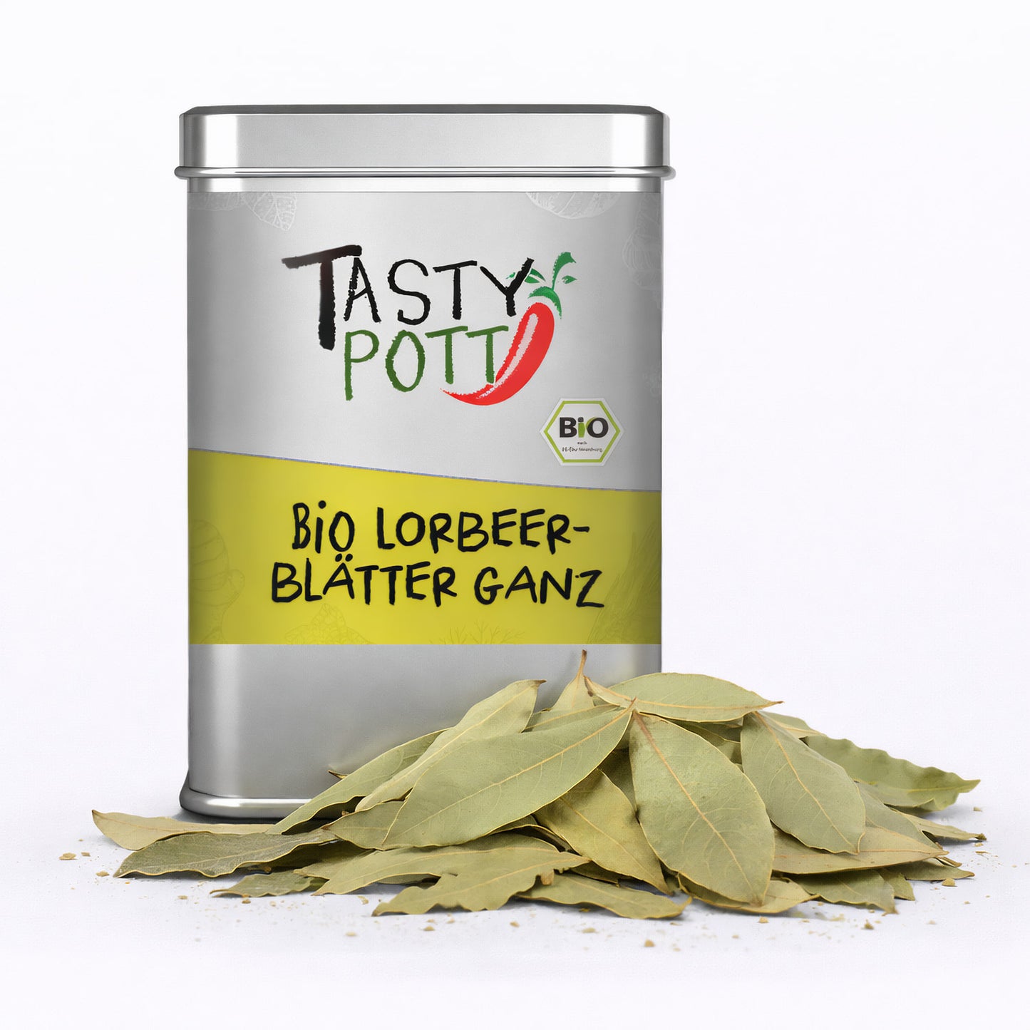 Bio Lorbeerblätter ganz - 5g Dose von Tasty Pott