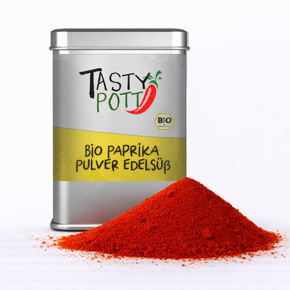 Tasty Pott Bio Paprika Pulver edelsüß - 100g Dose