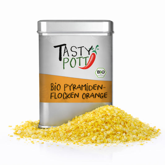 Bio Pyramidenflocken Orange - 85g Dose von Tasty Pott