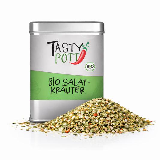 Bio Salatkräuter Mix - 50g Dose von Tasty Pott
