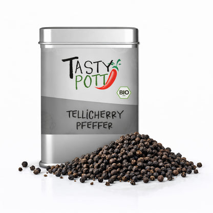 Tellicherry Pfeffer ganz 80g – von Tasty Pott