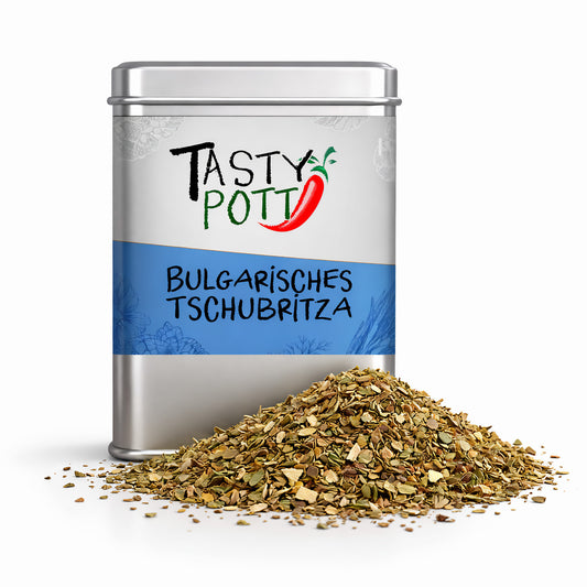 Tasty Pott Tschubritza Gewürz Bulgarische Spezialität - 70g Dose