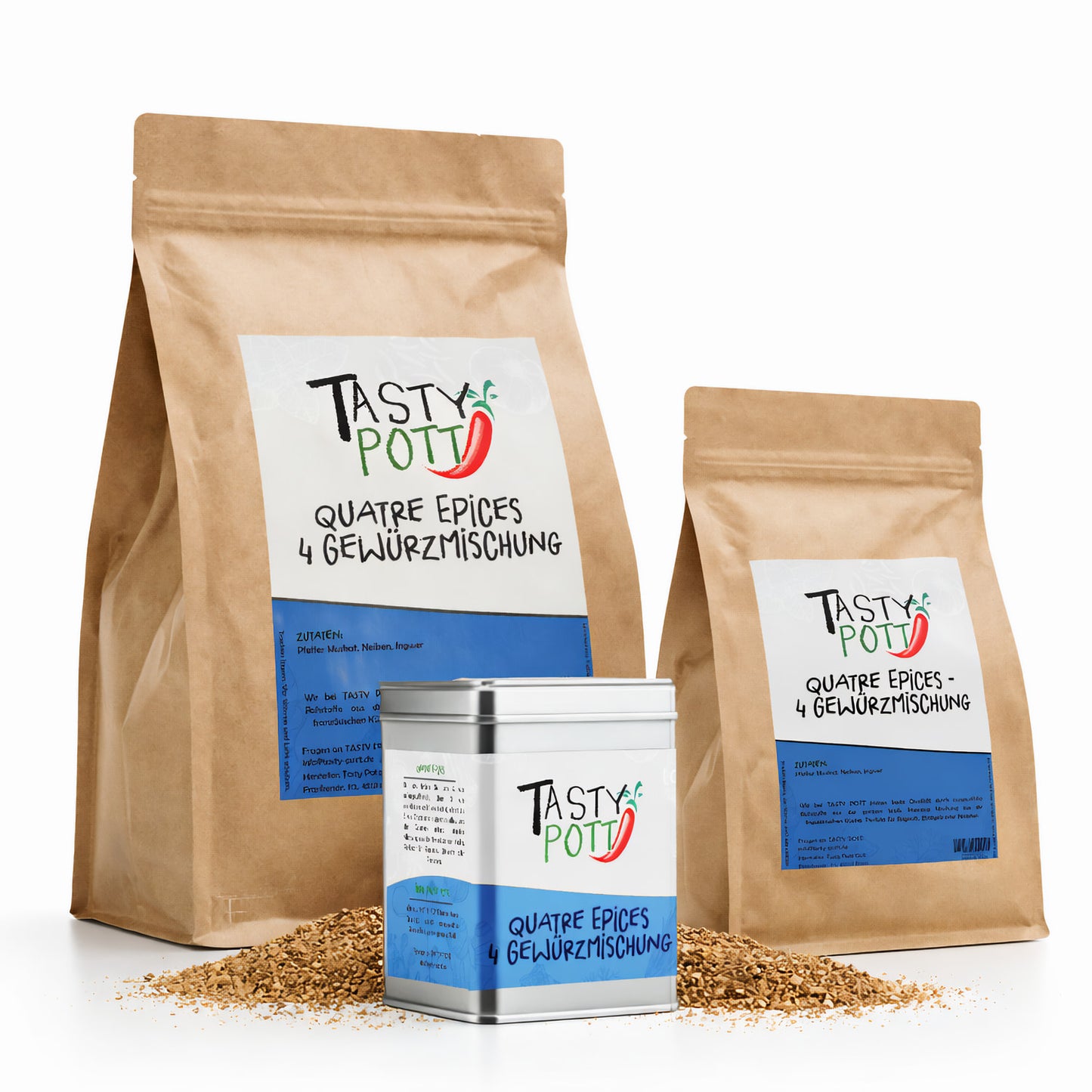 Quatre Épices Gewürzmischung ab 30g Beutel von Tasty Pott