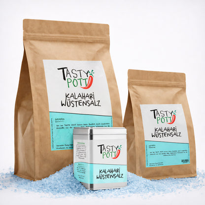 Kalahari Wüstensalz ab 30g Beutel von Tasty Pott