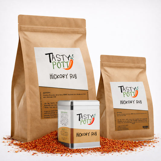 Tasty Pott Hickory Rub – Aromatisches Grillgewürz - ab 30g Beutel