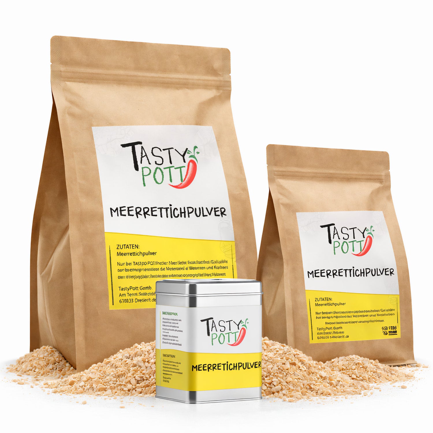 Meerrettichpulver ab 30g im Beutel von Tasty Pott