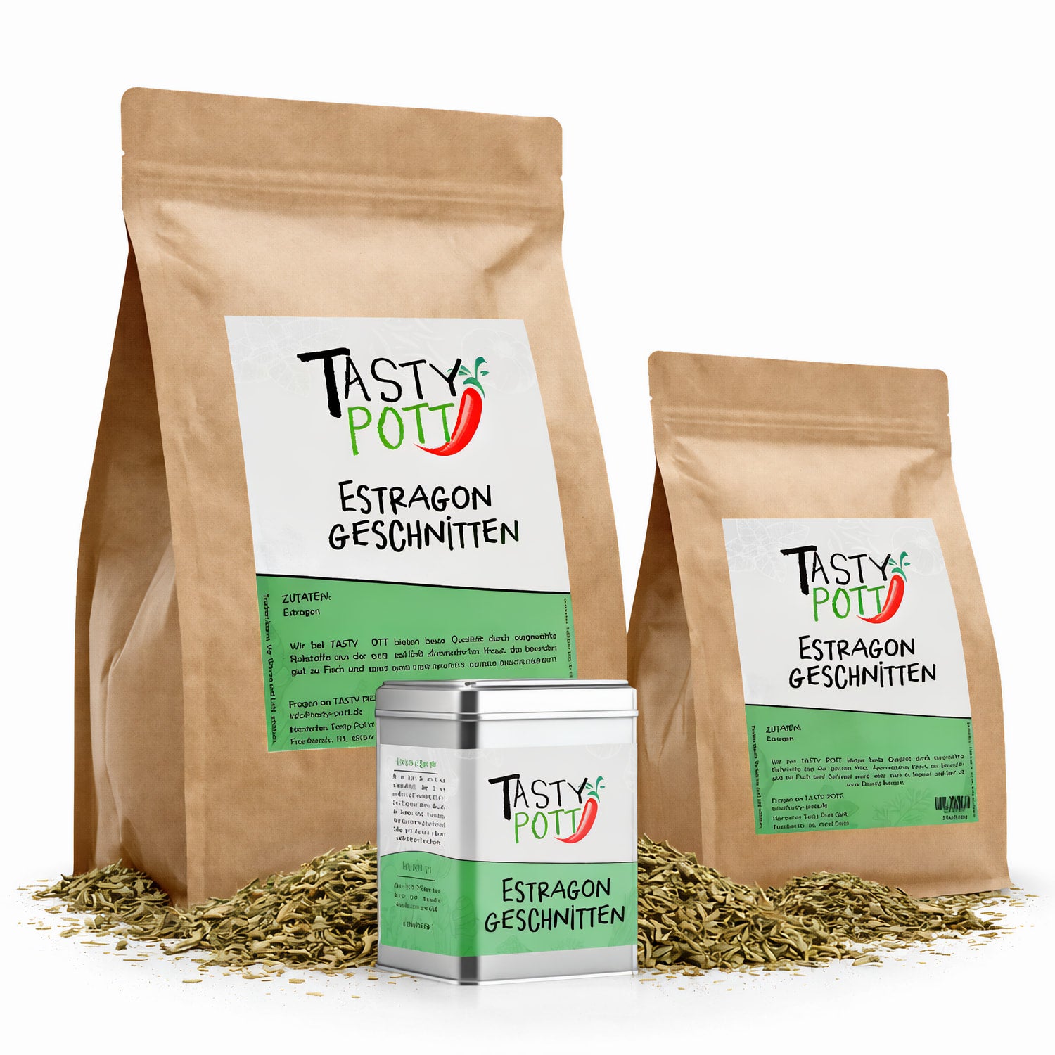 Estragon getrocknet & geschnitten | ab 30g von Tasty Pott