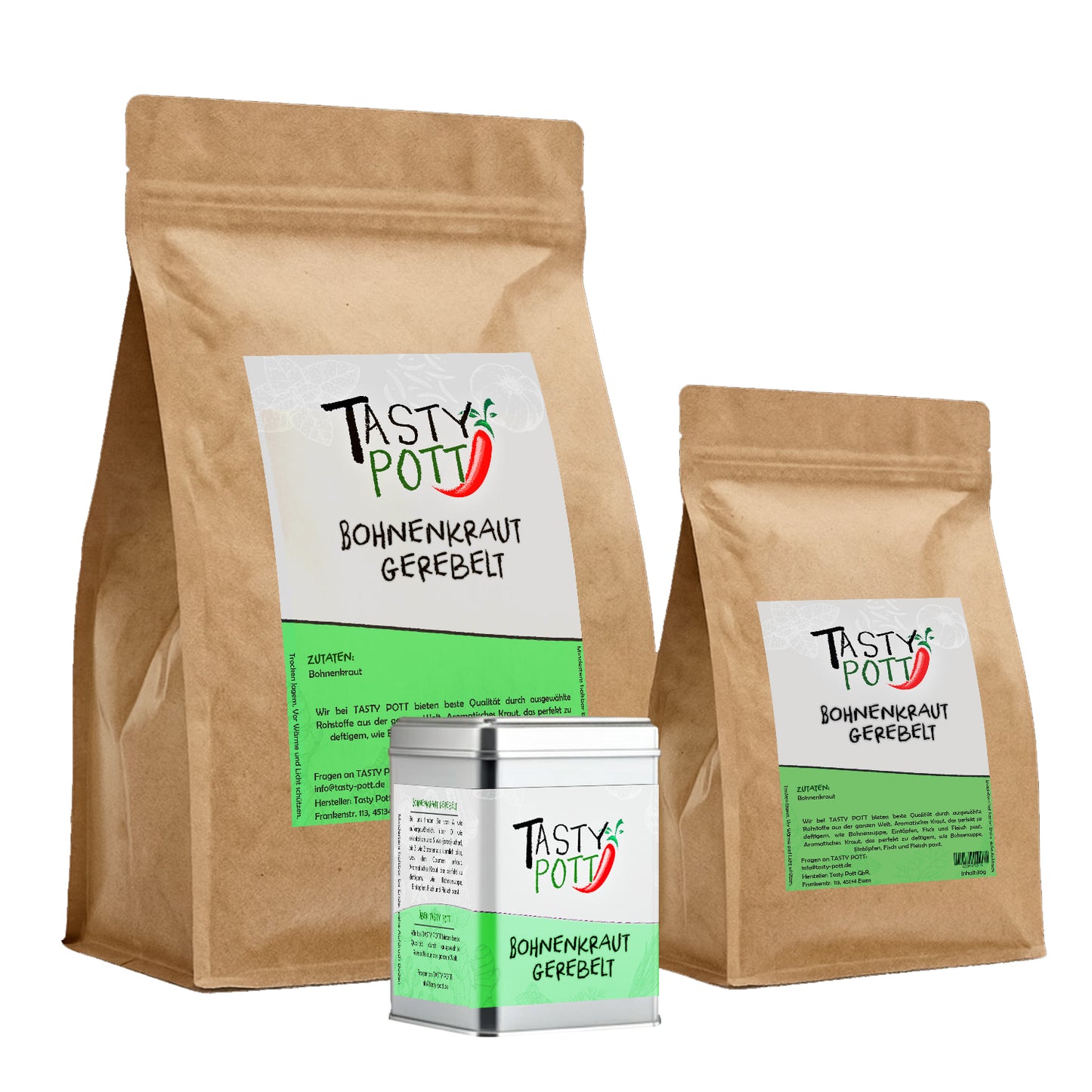 Bohnenkraut gerebelt ab 30g Nachfüllbeutel von Tasty Pott — Abbildung 6