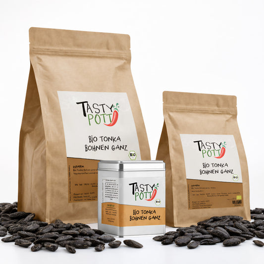 Bio Tonka Bohnen ganz - ab 30g im Beutel von Tasty Pott