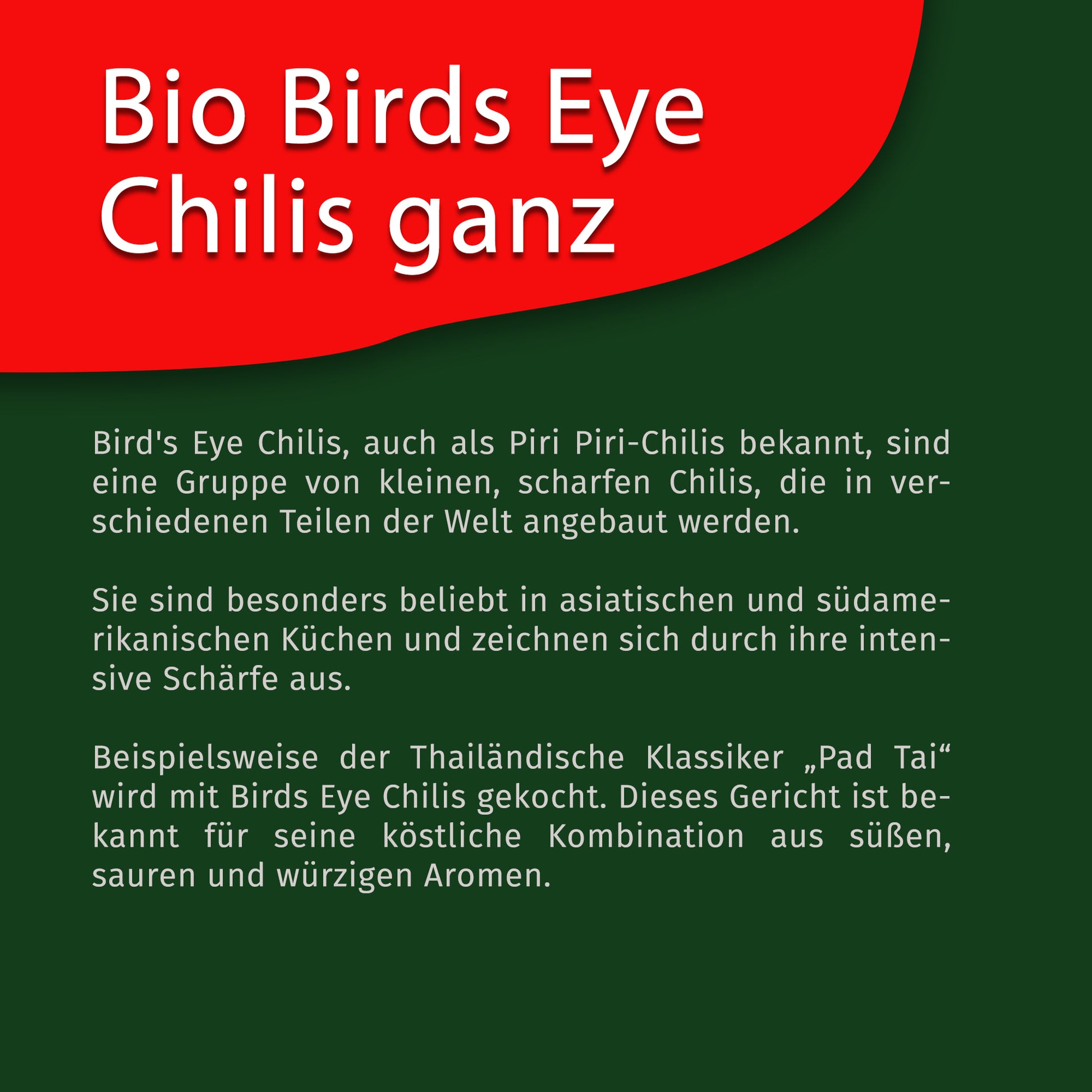 Bio Birds Eye Chili ganz - 30g Dose von Tasty Pott — Abbildung 4
