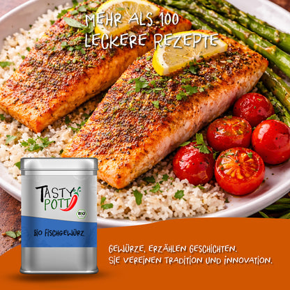 Bio Fischgewürz - 100g Dose Tasty Pott — Abbildung 5
