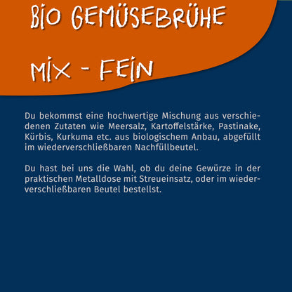 Bio Gemüsebrühe Mix - 80g Dose von Tasty Pott — Abbildung 4