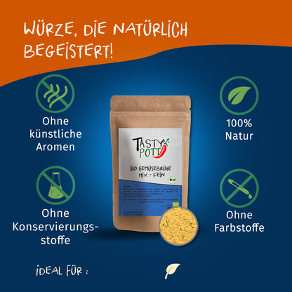Bio Gemüsebrühe Mix - 80g Dose von Tasty Pott — Abbildung 2