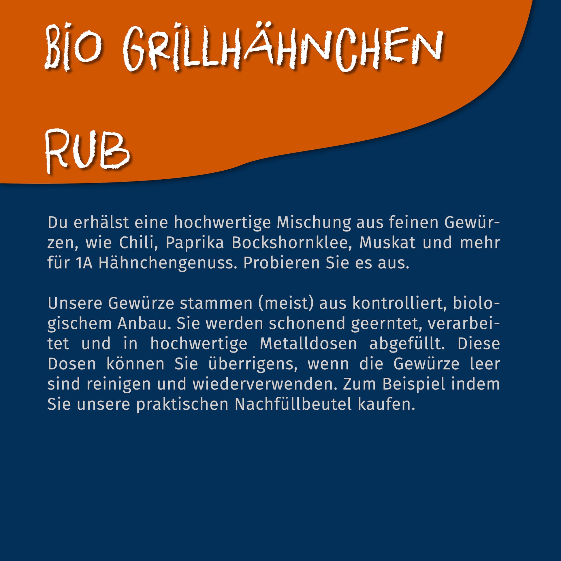 Bio Grillhähnchen Rub - 100g Dose von Tasty Pott — Abbildung 4