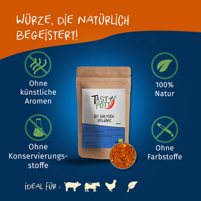 Bio Gulasch Gewürz - 100g Dose von Tasty Pott — Abbildung 2