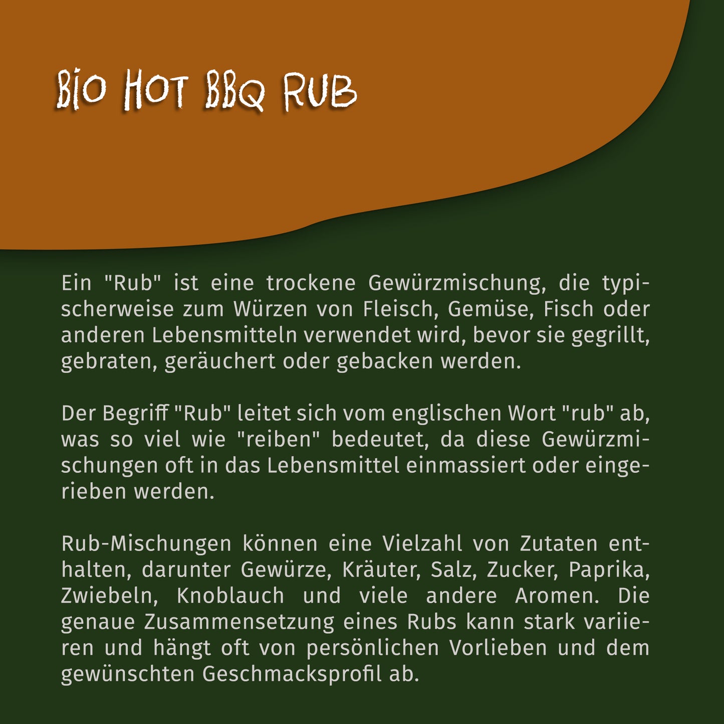 Bio Hot BBQ Rub - 100g Dose von Tasty Pott — Abbildung 4